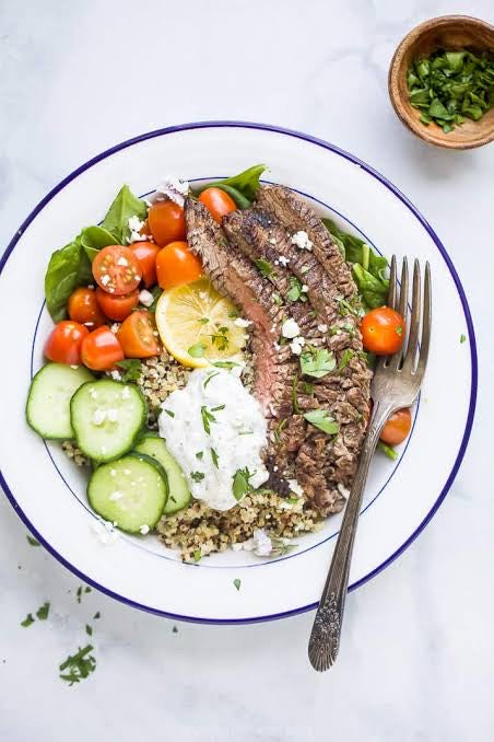 Beef Bowl with Quinoa (15 Serves)