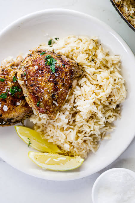 Grilled Lemon Pepper Chicken with Rice (15 Serves)